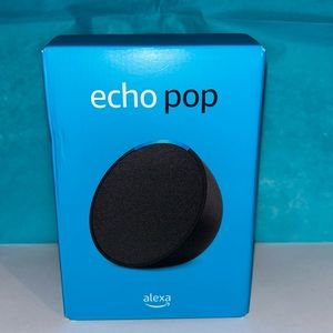 Amazon Echo Pop Full sound compact smart speakerwit Alexa Charcoal